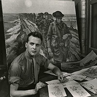 Colville at work in Ottawa