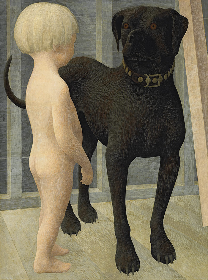 Child and Dog